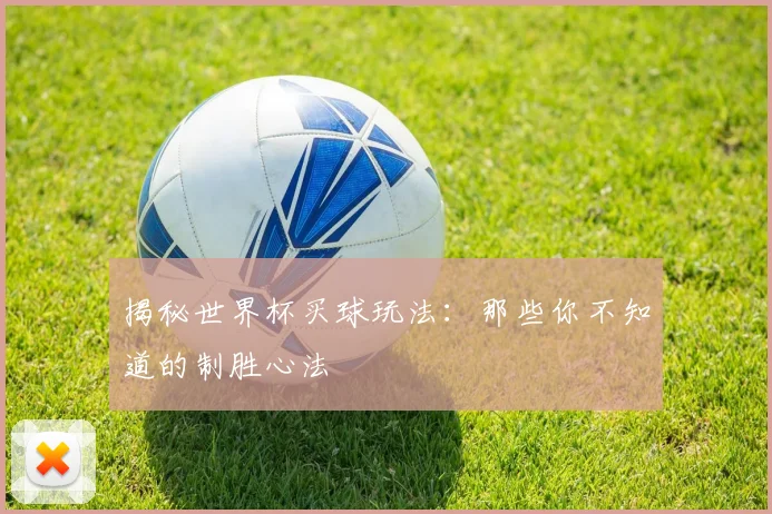 揭秘世界杯买球玩法:那些你不知道的制胜心法