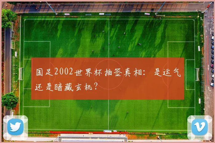 国足2002世界杯抽签真相：是运气还是暗藏玄机？