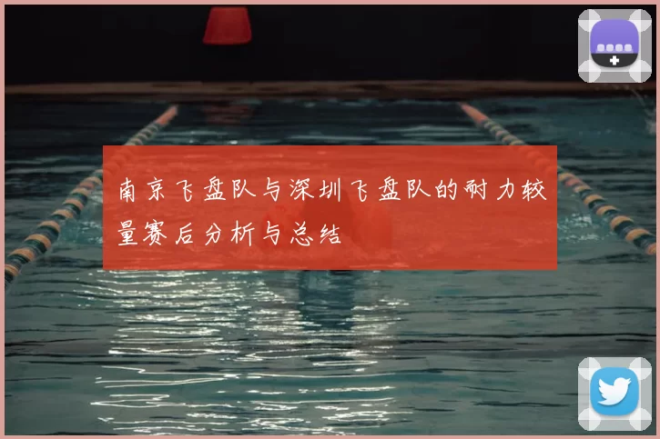 南京飞盘队与深圳飞盘队的耐力较量赛后分析与总结