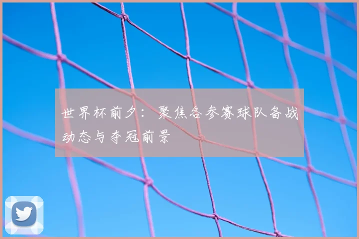 世界杯前夕:聚焦各参赛球队备战动态与夺冠前景